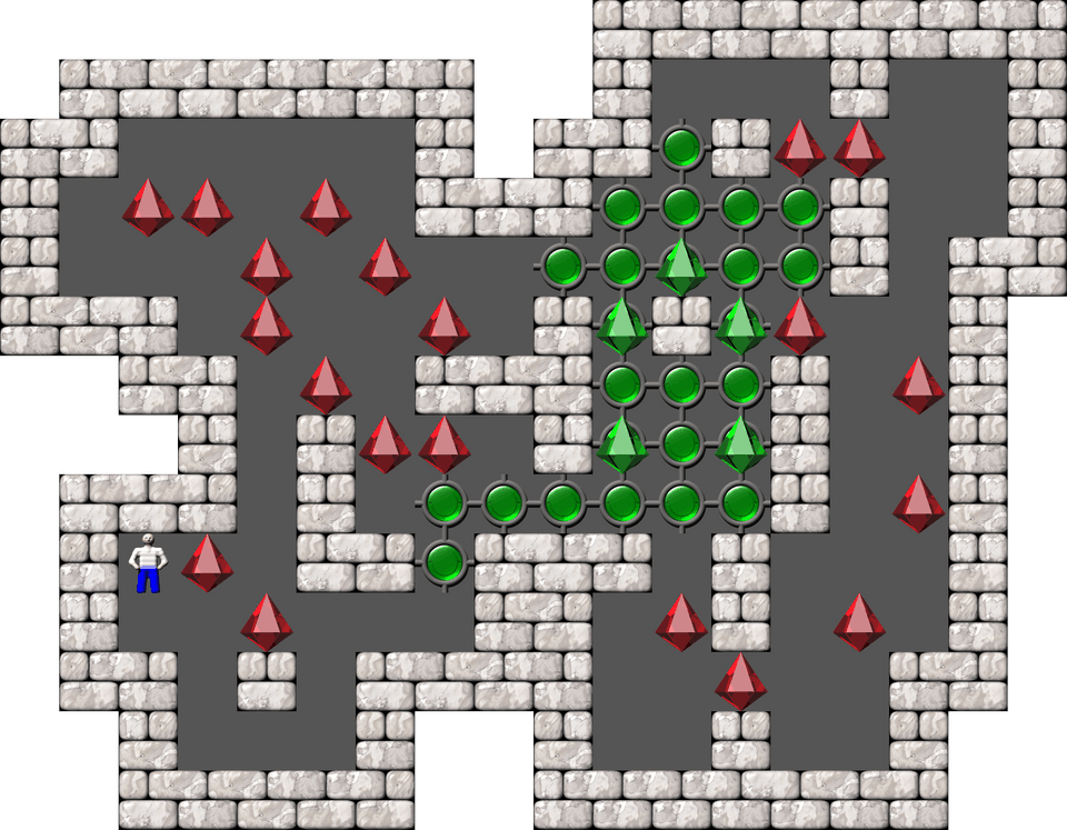 Sokoban Mass Remodel level 2247